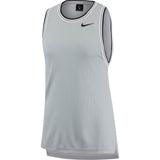 Nike Womens Basketball Dri-fit Layering Training Top - Pure Platinum/Black