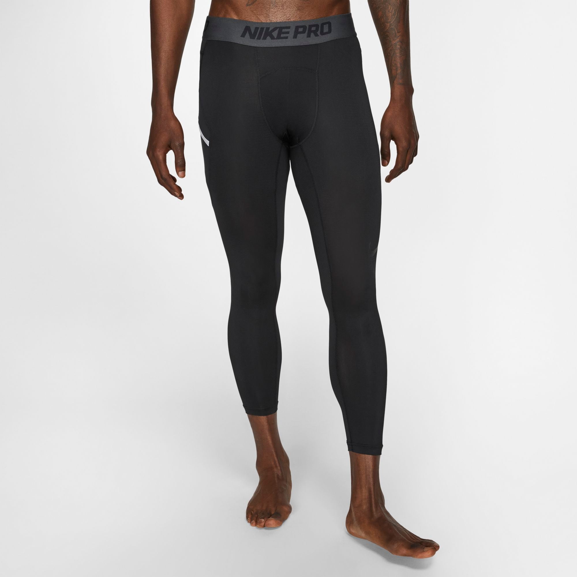 Men's Sports Leggings 3/4 Compression Pants Training Basketball