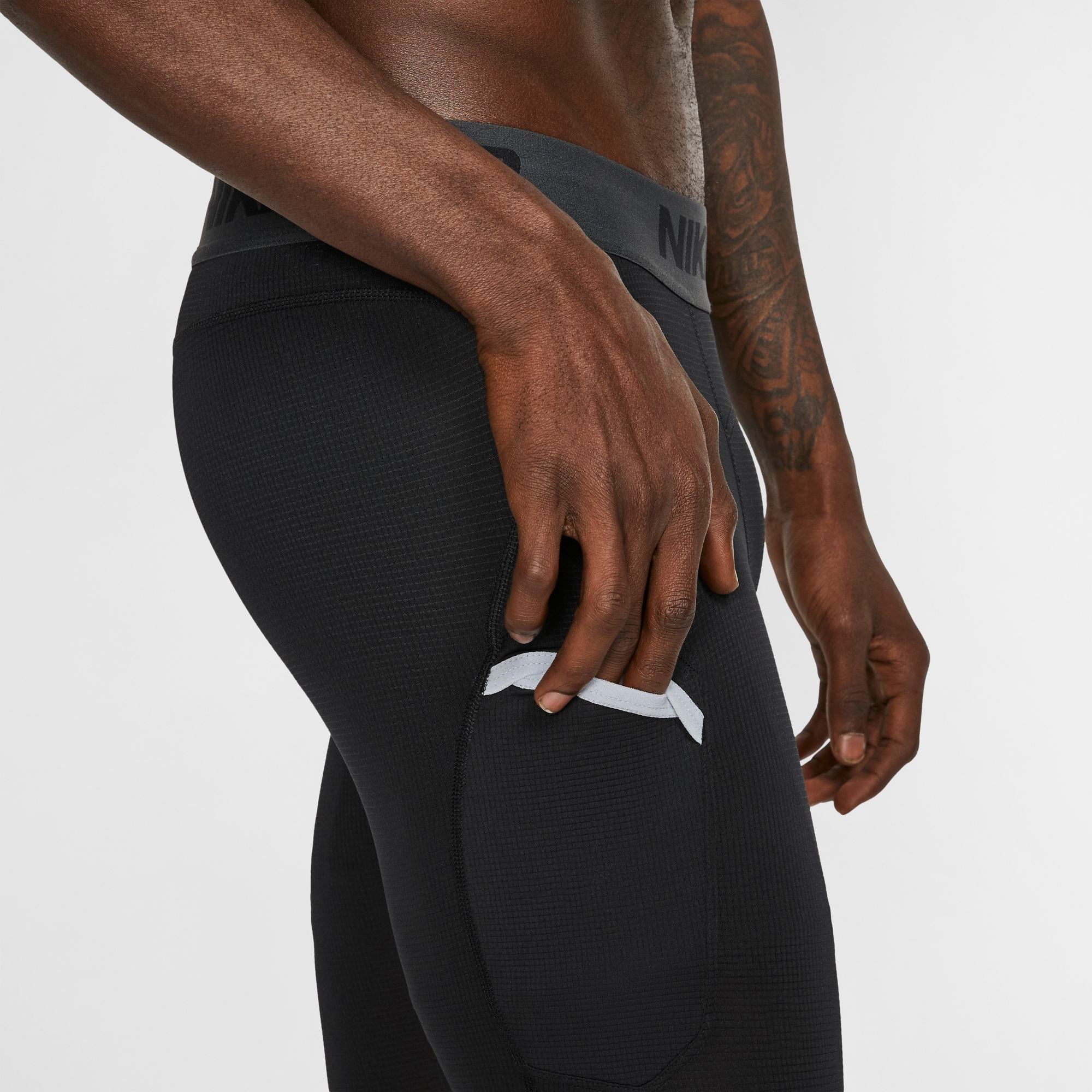  Nike Men's Pro Compression 3/4 Tights (Small) Black