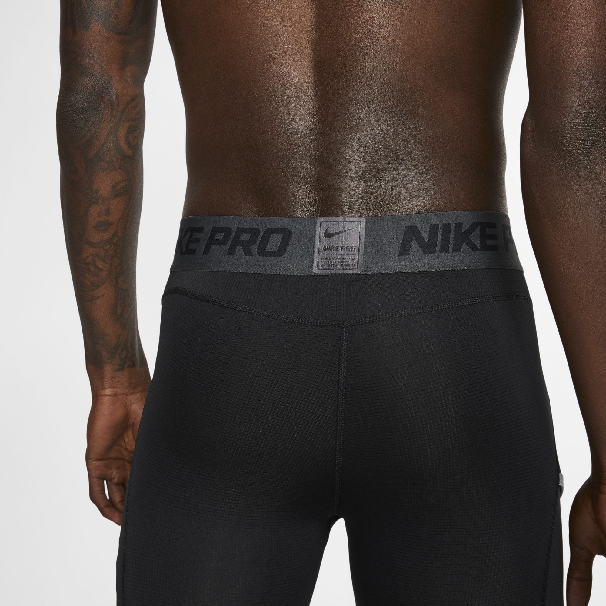 Nike Pro Tights - Smoke Grey/Light Smoke Grey/Black