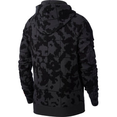 Nike Lebron Full-Zip Fleece Basketball Hoodie - Anthracite/Team Orange