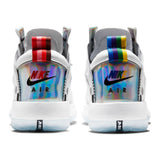 Nike Kids Jordan Air XXXIV Basketball Boot/shoe - White/Metallic Silver