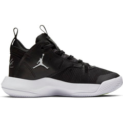 Nike Kids Jordan Jumpman 2020 Basketball Boot/shoe - Black/White/Electric Green