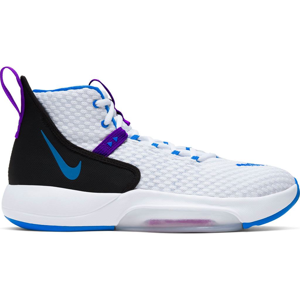 Nike Basketball Zoom Rize Boot/Shoe White/Photo Blue/Black/Voltage P