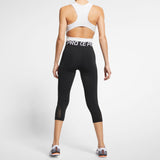 Nike Womens Pro Capris - Black/White