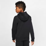 Nike Kids Sportswear Pullover Hoodie - Black/White