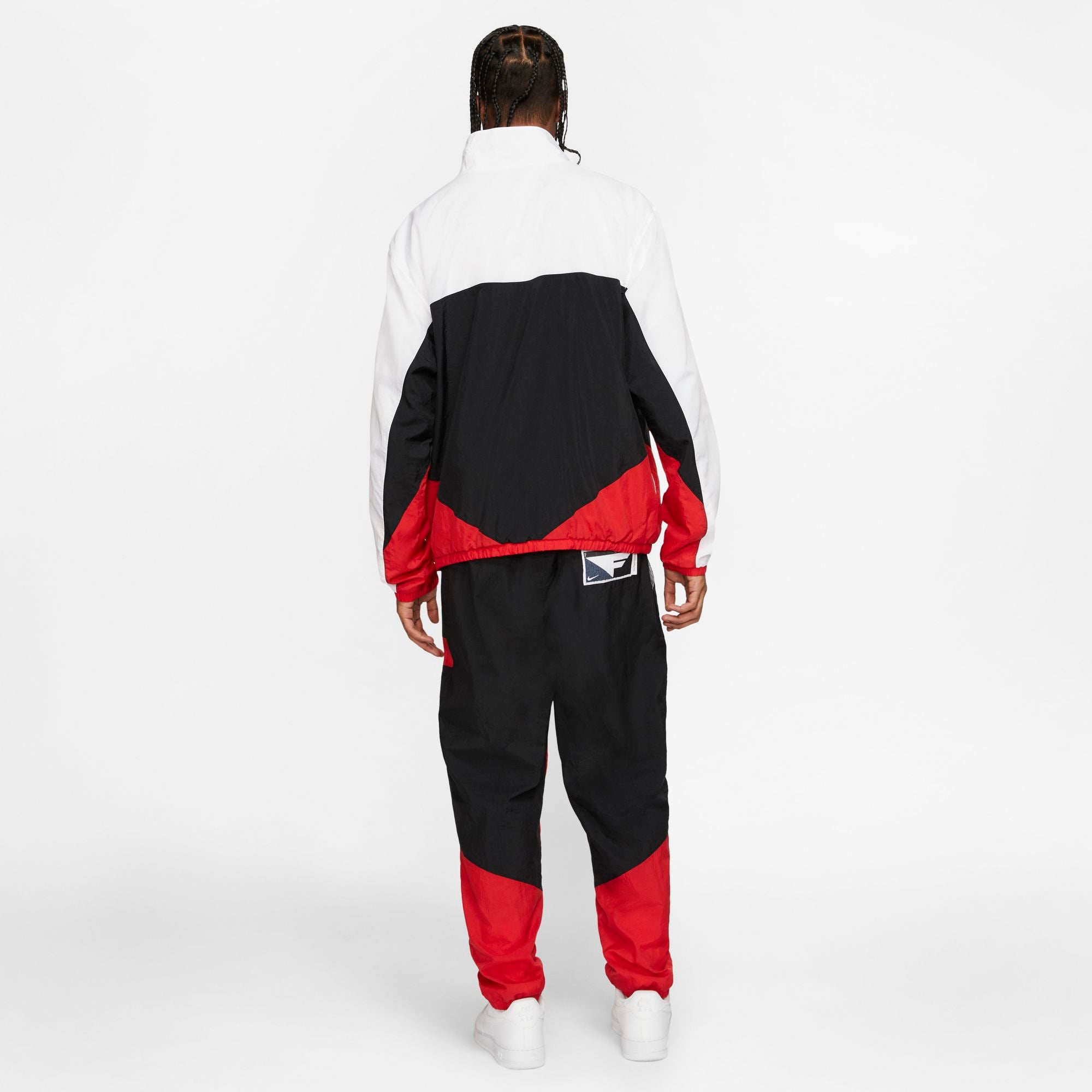 Nike Basketball Flight Warm-Up Suit Black/White/University Red