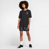 Nike Womens Basketball Dri-Fit Marble Shorts - Black/White