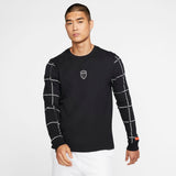 Nike Lebron Dri-fit Long-Sleeved Basketball Tee - Black