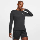 Nike Womens Basketball Dri-fit Long-Sleeved Tee - Black
