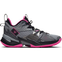 Nike Jordan Why Not Zer0.3 Basketball Boot/Shoe - Particle Grey/Pink Blast/Black/Iron Grey