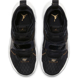 Nike Kids Jordan Why Not Zer0.3 Basketball Boot/Shoe - Black/Metallic Gold/White
