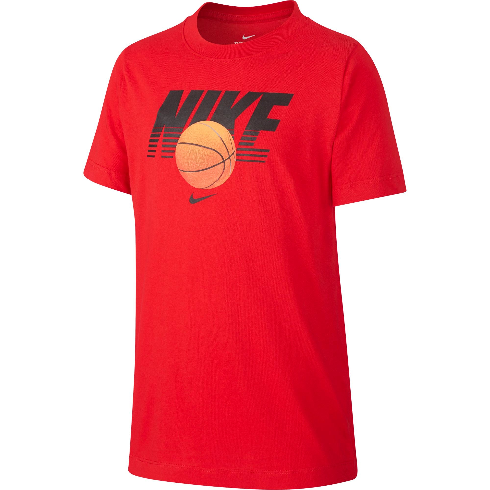 Nike Kids Straight Baller Textured Graphic Tee - NK-CI9610-657