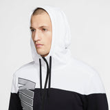 Nike Training Dri-Fit Full-Zip Fleece Hoodie - Black/White