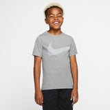 Nike Kids Short Sleeved Dri-Fit Training Top - Black/White