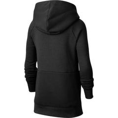 Nike Kids Air Pullover Fleece Hoodie - Black/White/University Red