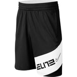 Nike Kids Elite Graphic Basketball Shorts - Black/White