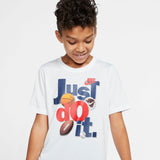 Nike Kids Dri-fit Just Do It Tee - White