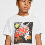 Nike Kids Sportswear Playground Graphic Tee - White