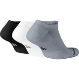 Nike Jordan Jumpman No-show Socks (3 Pair Pack) - Black/White/Wolf Grey