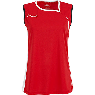 Spalding 4Her II Basketball Top - Red/White/Black SP-3002411-01